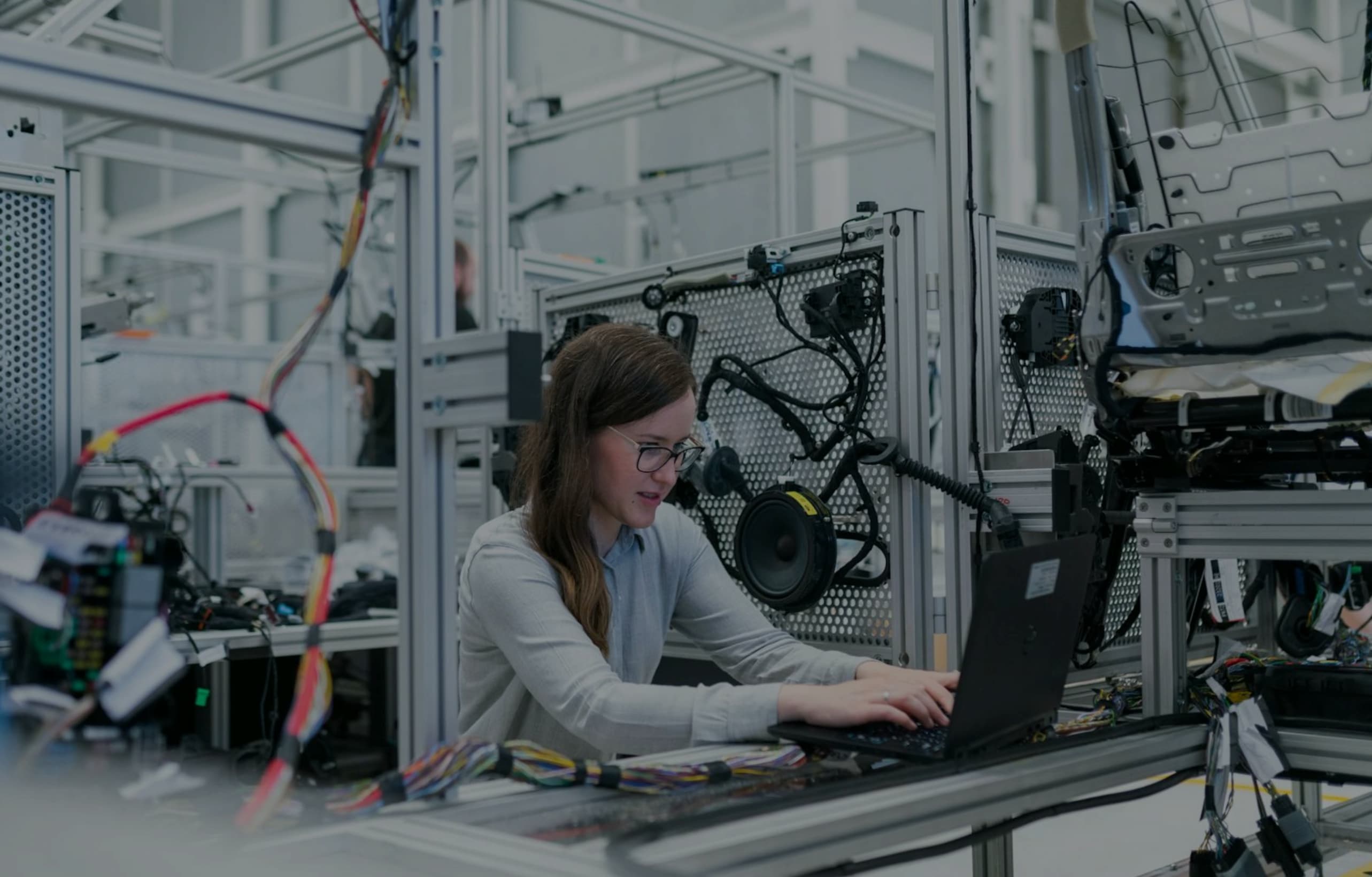 Woman working